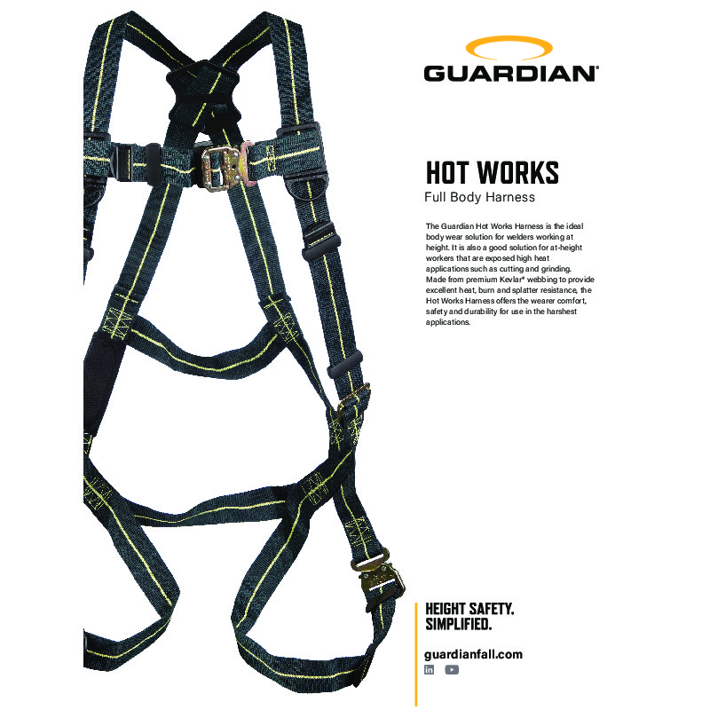 Hot Works Harness (International) | Guardian Fall Protection